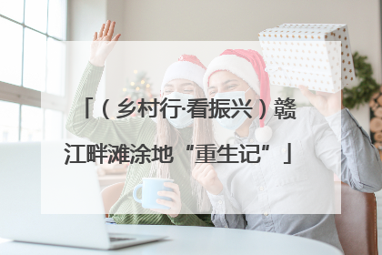 （乡村行·看振兴）赣江畔滩涂地“重生记”